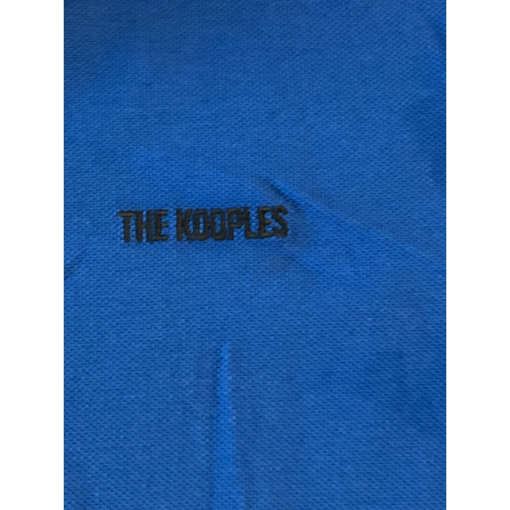 The Kooples‎ Mens Royal Blue Pique Polo Shirt Tipped Collar HPOC26007K Size M